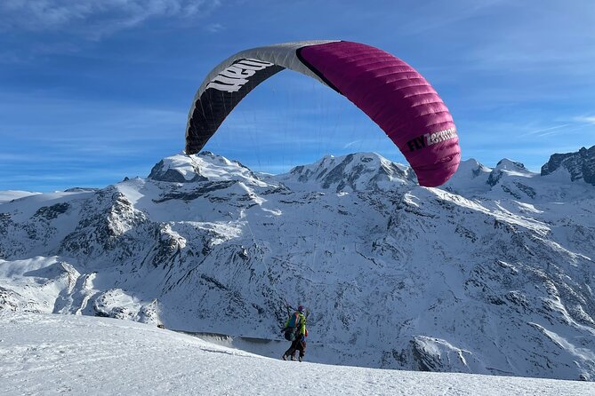 20 to 25 Minute Tandem Paragliding in Zermatt and Matterhorn View - Taking the mountain transport to Rothorn