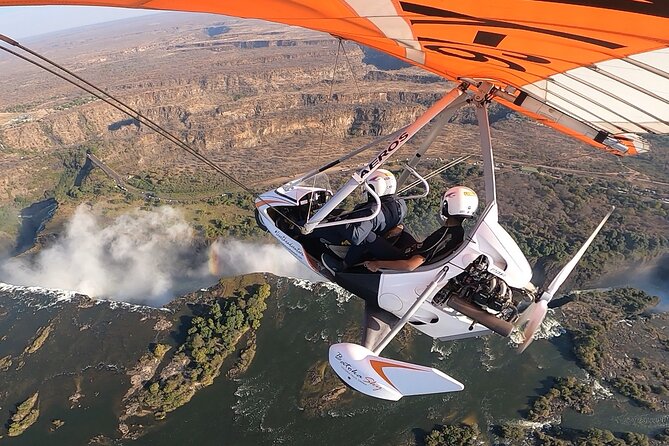 A Microlight Flight- over the Victoria Falls - How the 15-Minute Flight Unfolds