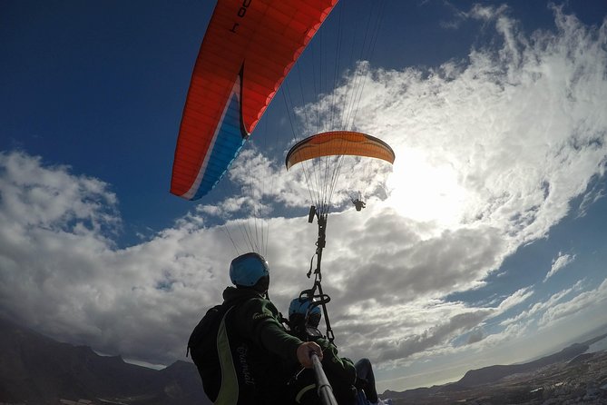 Acro Paragliding Adventure in Costa Adeje with FREE Pickup !! - Meeting at La Enramada beach