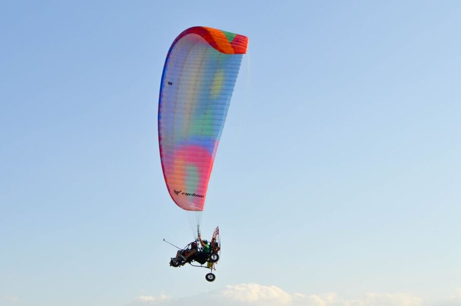 Adeje: Paratrike Flying Tour with Hotel Pickup and Photos - Takeoff and the first coastal views