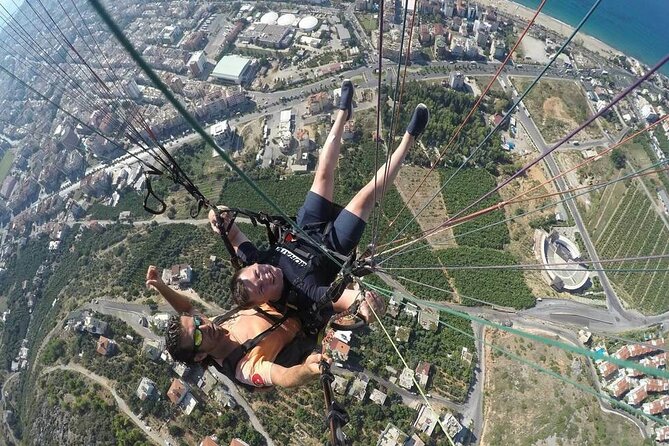 Alanya Paragliding and Cleopatra Beach from Antalya - What the paragliding portion feels like