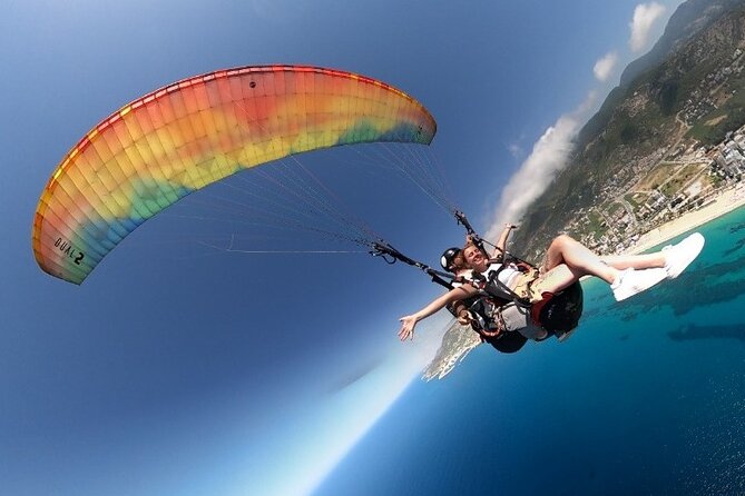 Alanya Paragliding With Experienced Pilot's - The ride up and the return to the beach