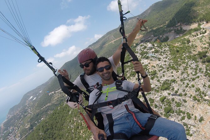 Alanya Tandem Paragliding Experience - Landing on Cleopatra Beach