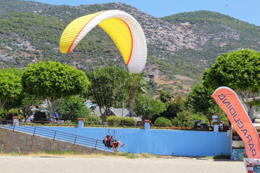 Alanya: Tandem Paragliding Experience Over Cleopatra Beach - What happens before takeoff