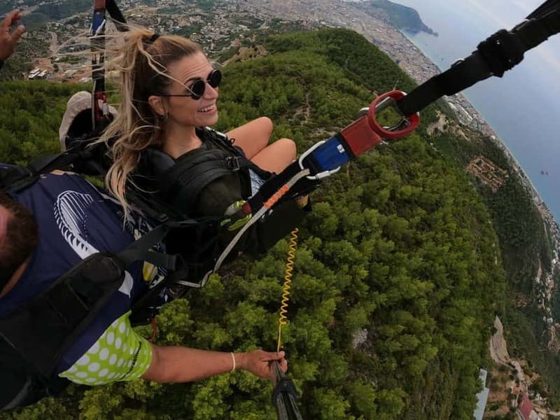 Alanya: Tandem Paragliding Experience with Video Option - Landing on Cleopatra Beach
