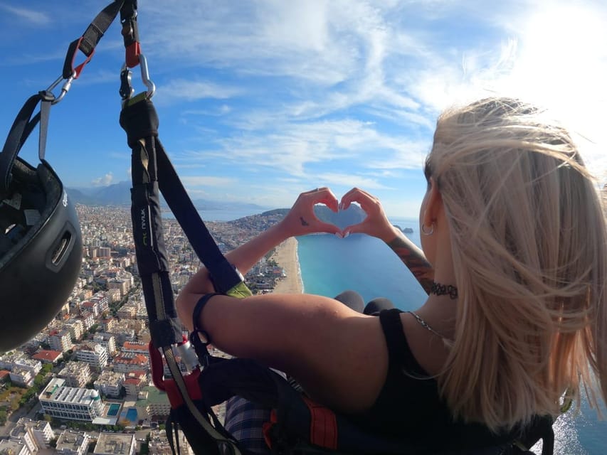 Alanya: Tandem Paragliding Flight to Cleopatra Beach - The takeoff: 15 to 25 meters of commitment