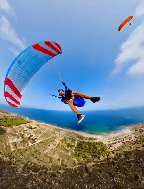Alicante: Santa Pola, Benidorm Tandem Paragliding Experience - A bird’s-eye view of Alicante’s coast