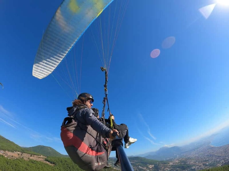 Antalya-Belek-City of Side: Tandem Paragliding With Transfer - Photos, videos, and keeping your hands free