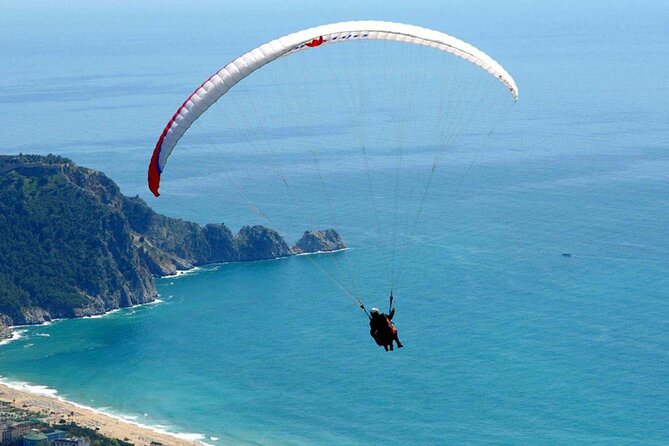 Antalya Paragliding Experience By Local Expert Pilots - Takeoff above Cleopatra Coast
