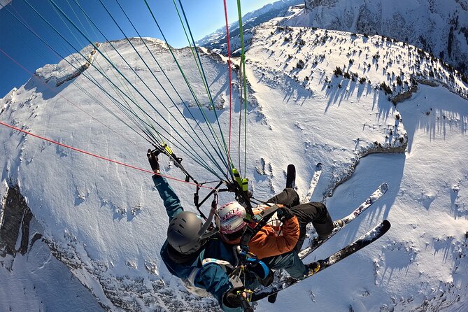 Baptism in Paragliding in La Clusaz - Taking Off Above La Clusaz