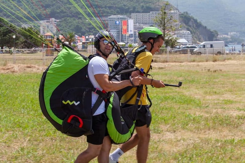 Becici Beach: Tandem Paragliding Flight in Budva Riviera - Clothing, Restrictions, and Comfort