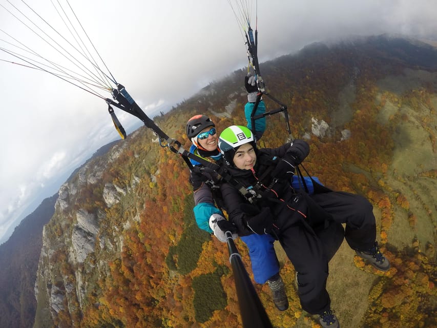 Brasov (:) Tandem Paragliding Experience - Taking Flight Above the Romanian Carpathians