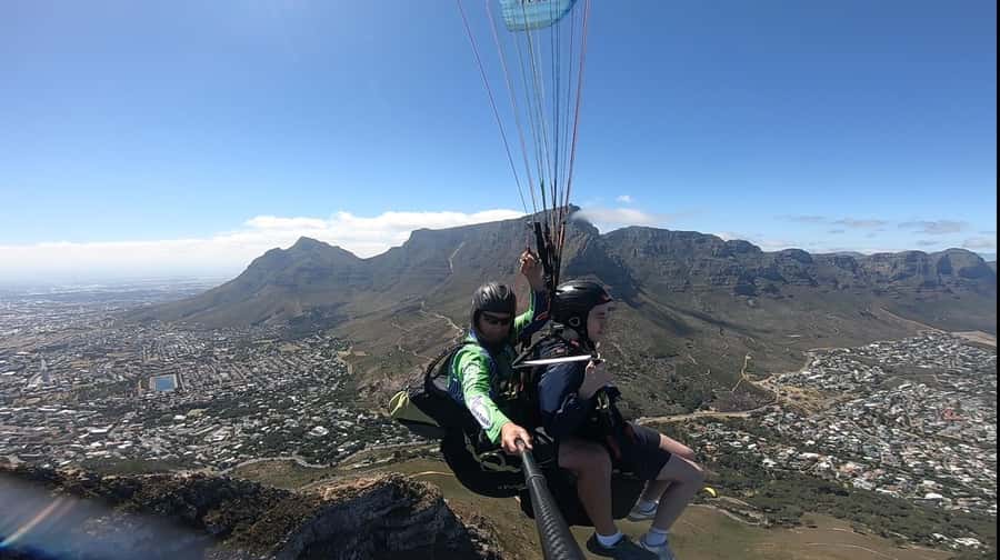 Cape Town: Tandem Paragliding with views of Table Mountain - The briefing, harness, and first steps into the air