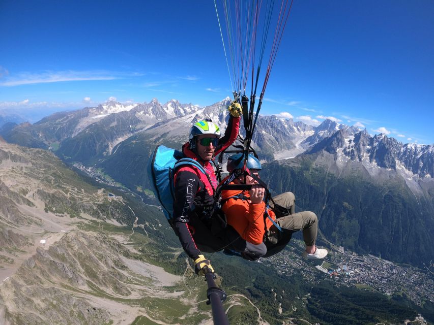Chamonix: Tandem Paragliding Flight with Video - Running into the air