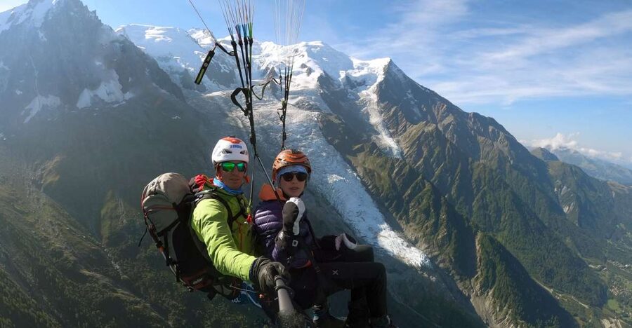 Chamonix: Tandem Paragliding Flight with Video - What $222 gets you