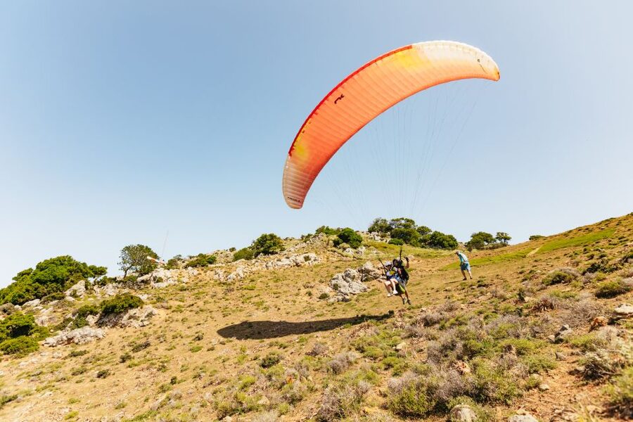 Chania: Tandem Paragliding Flight in Crete - Meeting at Go Kart Chania