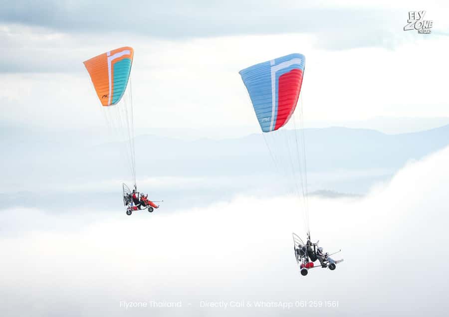 Chiang Mai: Flyzone Thailand Paramotor for 2 People - What the 20-minute outing is likely to feel like