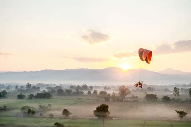 Chiang Mai Paramotor Flying Experience - Takeoff, Flight, and Landing