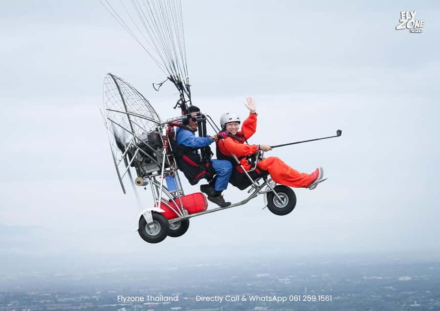 Chiang Mai : Paramotor Flyzone - Sunrise, daytime, or sunset?