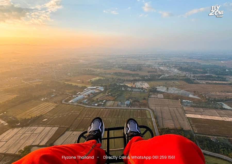 Chiang Mai : Paramotor Flyzone - What you’ll see during the 20-minute flight