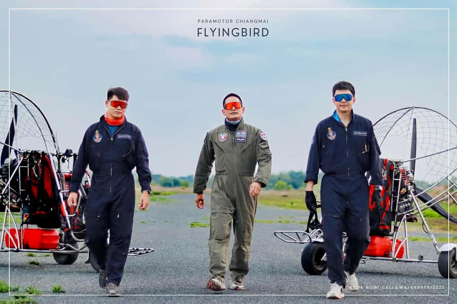 Chiang Mai: Paramotor with Licensed Flight Instructors - Who Will Enjoy FlyingBird Paramotor Most?