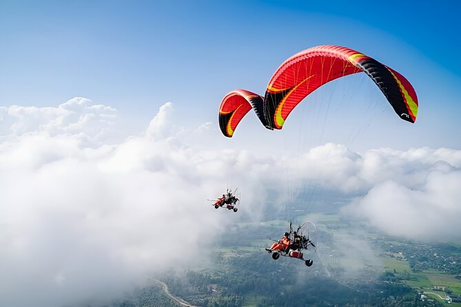 Chiang Mai Sky Adventure with Paramotor Flight Experience - Taking off near Chiang Mai’s countryside