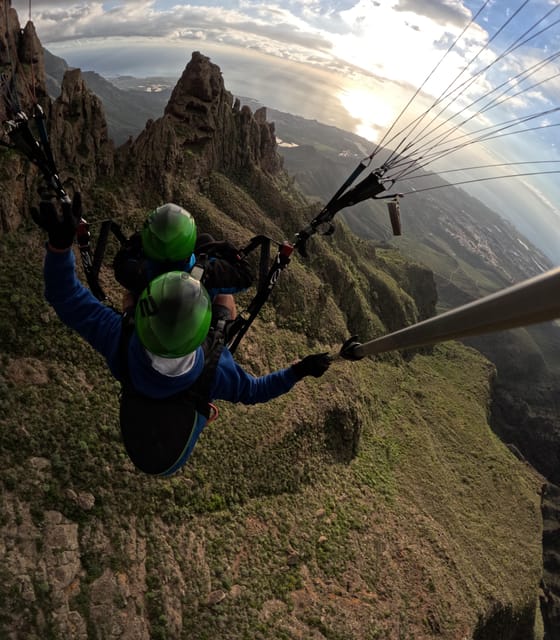 Costa Adaje: Paragliding from 1100m - Incredible landscape! - The flight over Adeje and Costa Adeje