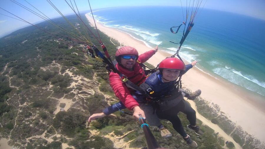Costa de Caparica: Paragliding Tandem Flight - What happens before you leave the ground