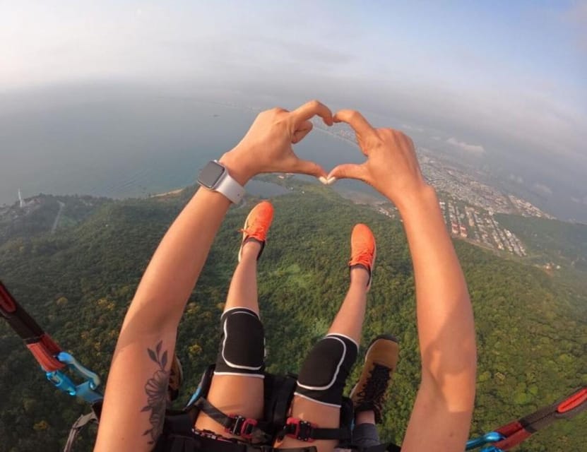 Da Nang: Monkey Mountain Paragliding Experience - Meeting at Buu Dai Son Pagoda