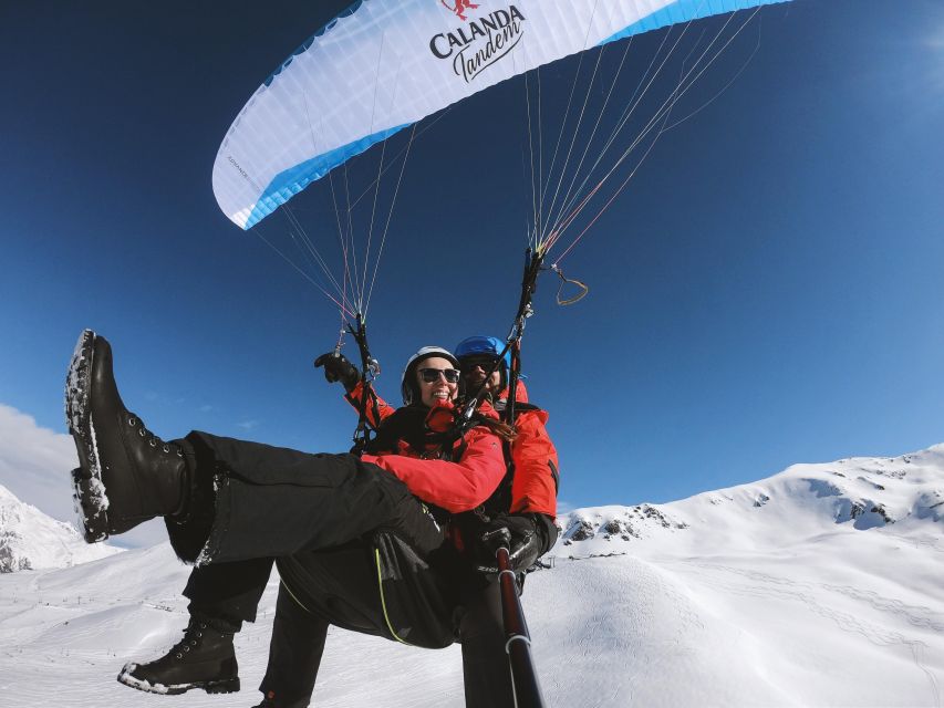 Davos: Tandem Paragliding Flight - Choosing the launch point on Jakobshorn