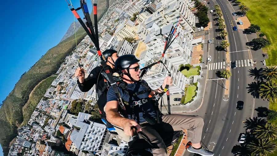 Discover Cape Town Tandem Paragliding - From Bo-Kaap color to open sky