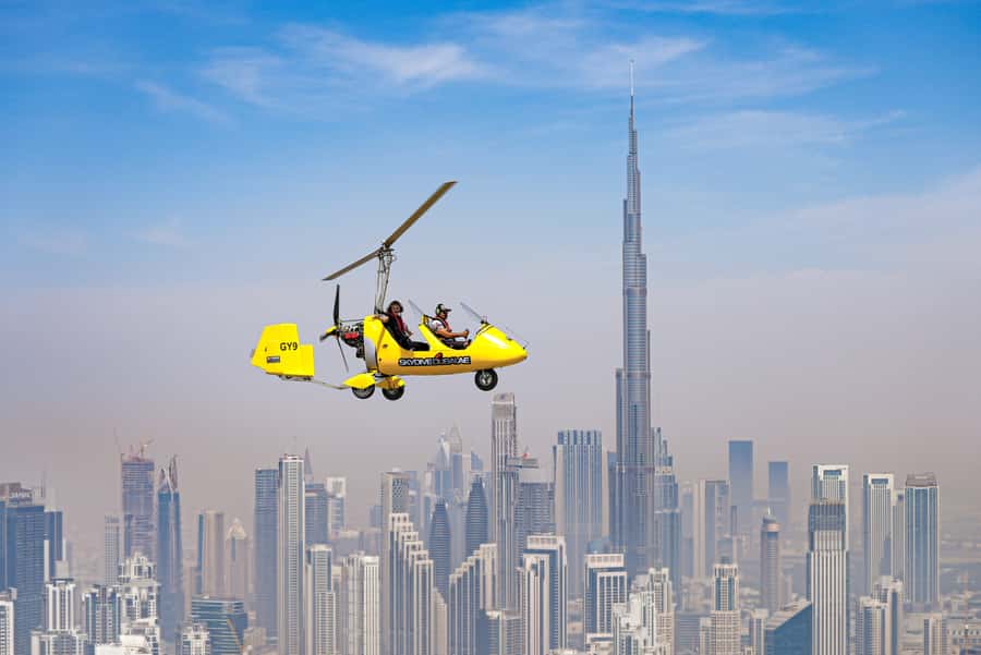 Dubai: Gyrocopter Introductory Flight - A gyrocopter view of Dubai that feels close to the city