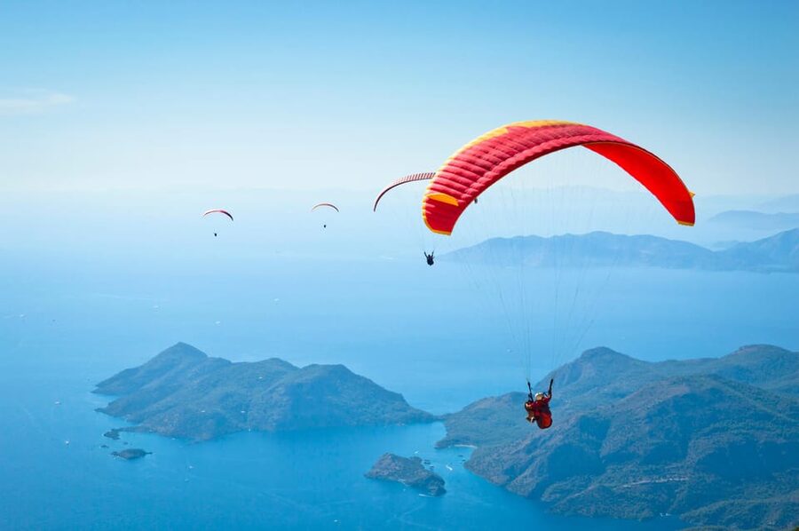 Exciting Paragliding In Fethiye Babadağ - What you see above Ölüdeniz
