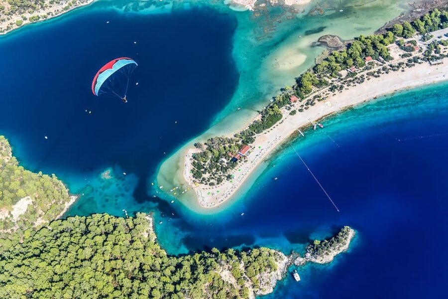 Exciting Paragliding In Fethiye Babadağ - The trip up Babadağ is the main event