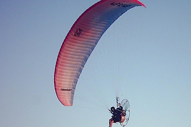 Experience Excitement With Paramator or paragliding. - The coast below: Lara Beach, Kundu, and the Mediterranean