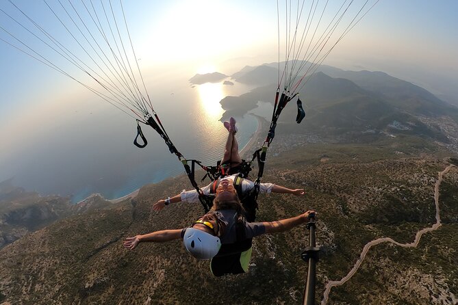 Fethiye Ölüdeniz Tandem Paragliding (Babadag Mountain) - Takeoff: a short run with a big view