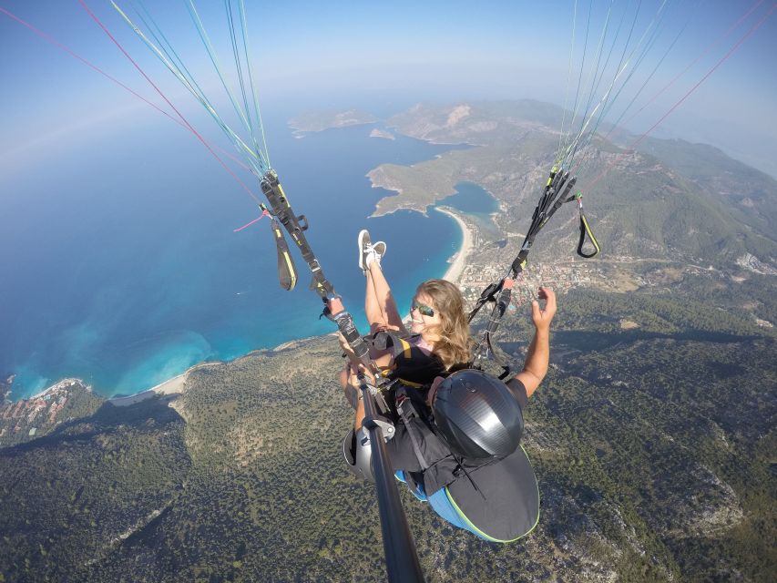 Fethiye: Tandem Paragliding Experience w/Hotel Pickup - Landing on the beach