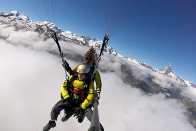 FLYMATTERHORN VIP Paragliding from Zermatt, With Matterhorn View