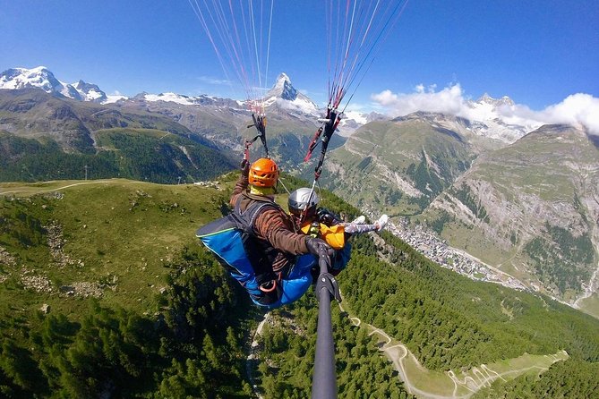 FLYMATTERHORN VIP Paragliding from Zermatt, With Matterhorn View - Photos and videos cost extra