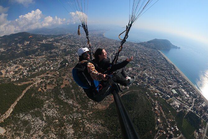 From Antalya Alanya Tandem Paragliding With Beach Visit - From Antalya to Alanya for an 800-meter launch