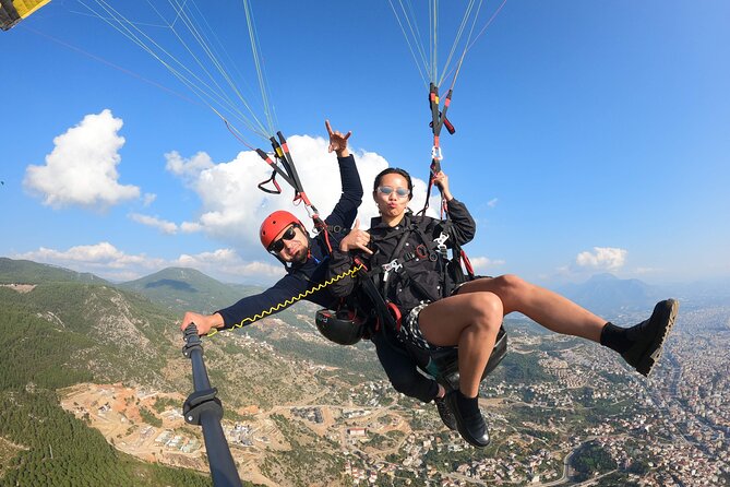 From Antalya Alanya Tandem Paragliding With Beach Visit - Landing on Cleopatra Beach
