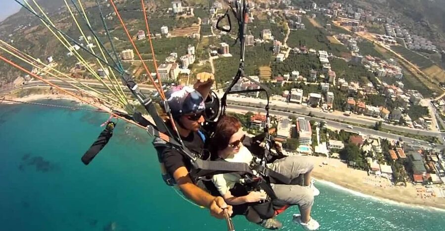 From Antalya, Belek, Side Alanya Paragliding Experience - The safety briefing with George and the pilot team