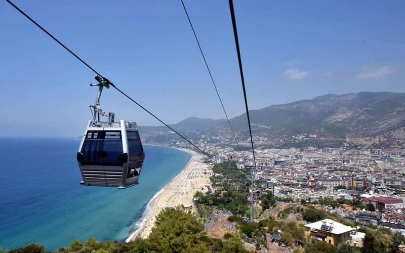 From Antalya Side Paragliding to Alanya with Cable Car Ride - Flying above Alanya instead of simply looking at it