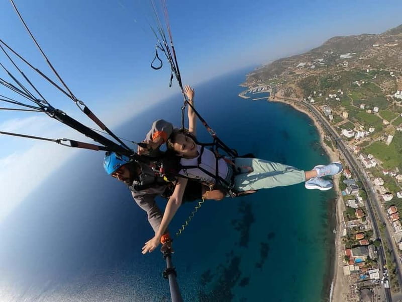 From Antalya Side Paragliding to Alanya with Cable Car Ride - Landing on Cleopatra Beach