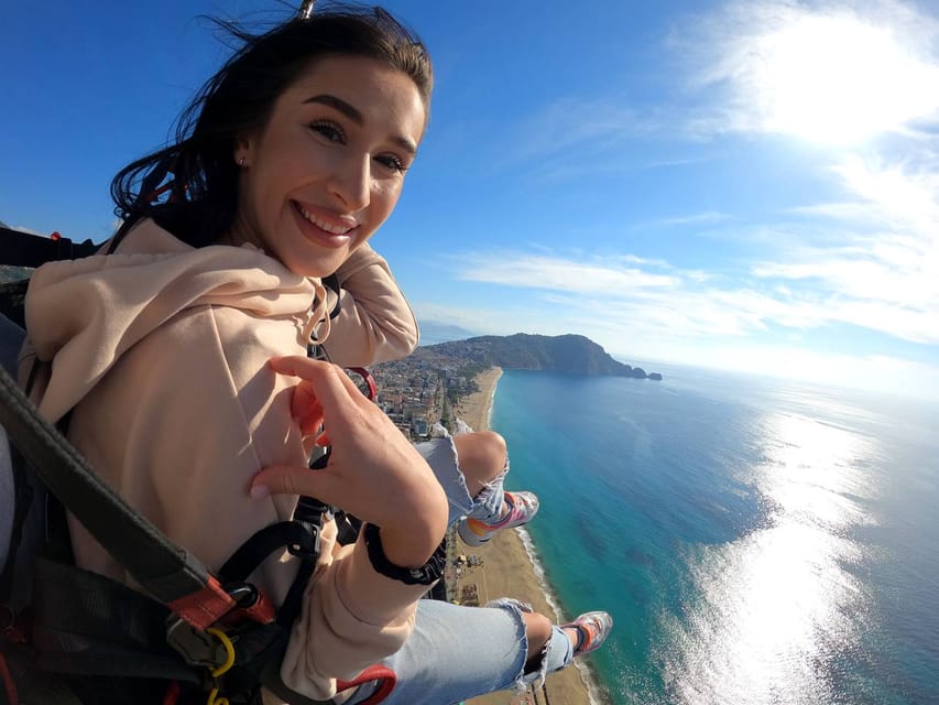 From City of Side: Alanya Tandem Paragliding w/ Beach Visit - Practical tips for a calmer flight