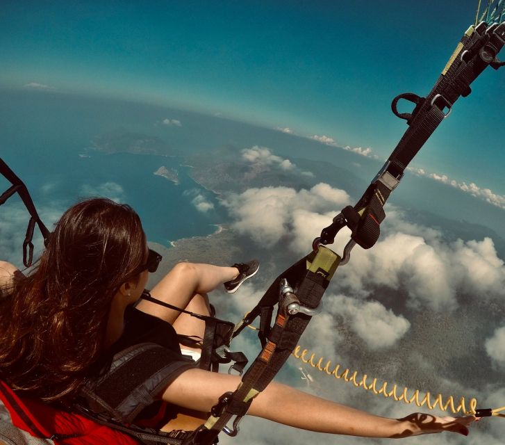 From Fethiye/Oludeniz: Mountain Paragliding Trip with Pickup - What the flight toward Ölüdeniz feels like