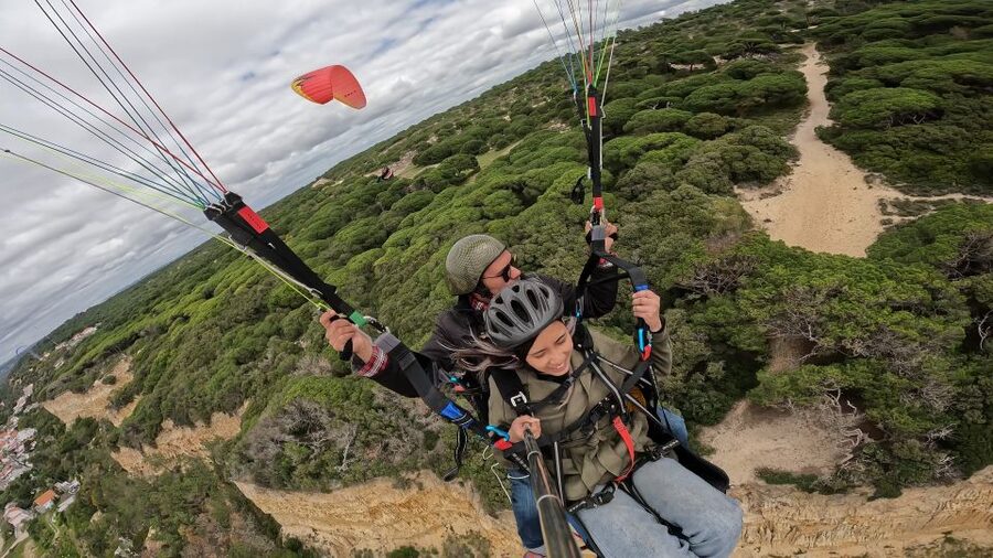From Lisbon: Paragliding Flight with Transfers - Four coastal sites, one weather-led flight