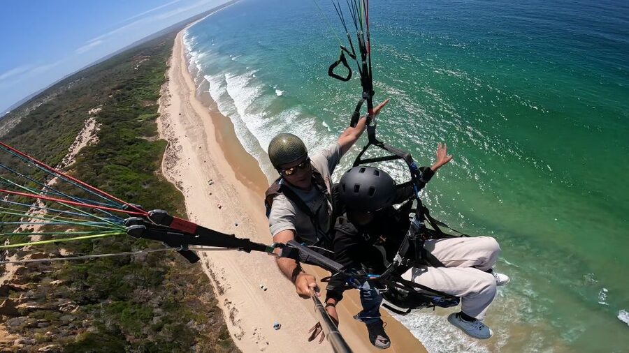From Lisbon: Paragliding Tandem Flight - Floating above the Lisbon coast