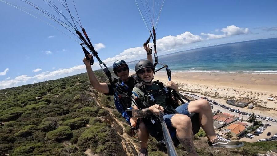 From Lisbon: Paragliding Tandem Flight - What happens before takeoff