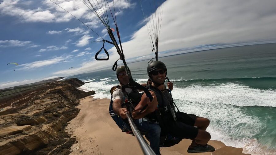 From Lisbon: Paragliding Tandem Flight - Transportation from Lisbon